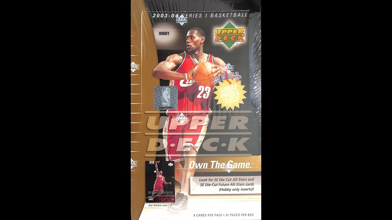 $1,300 BOX OPENING! 2003-04 Upper Deck Series 1 Basketball. Hunting for Lebron Rookies!!!💰💰💰
