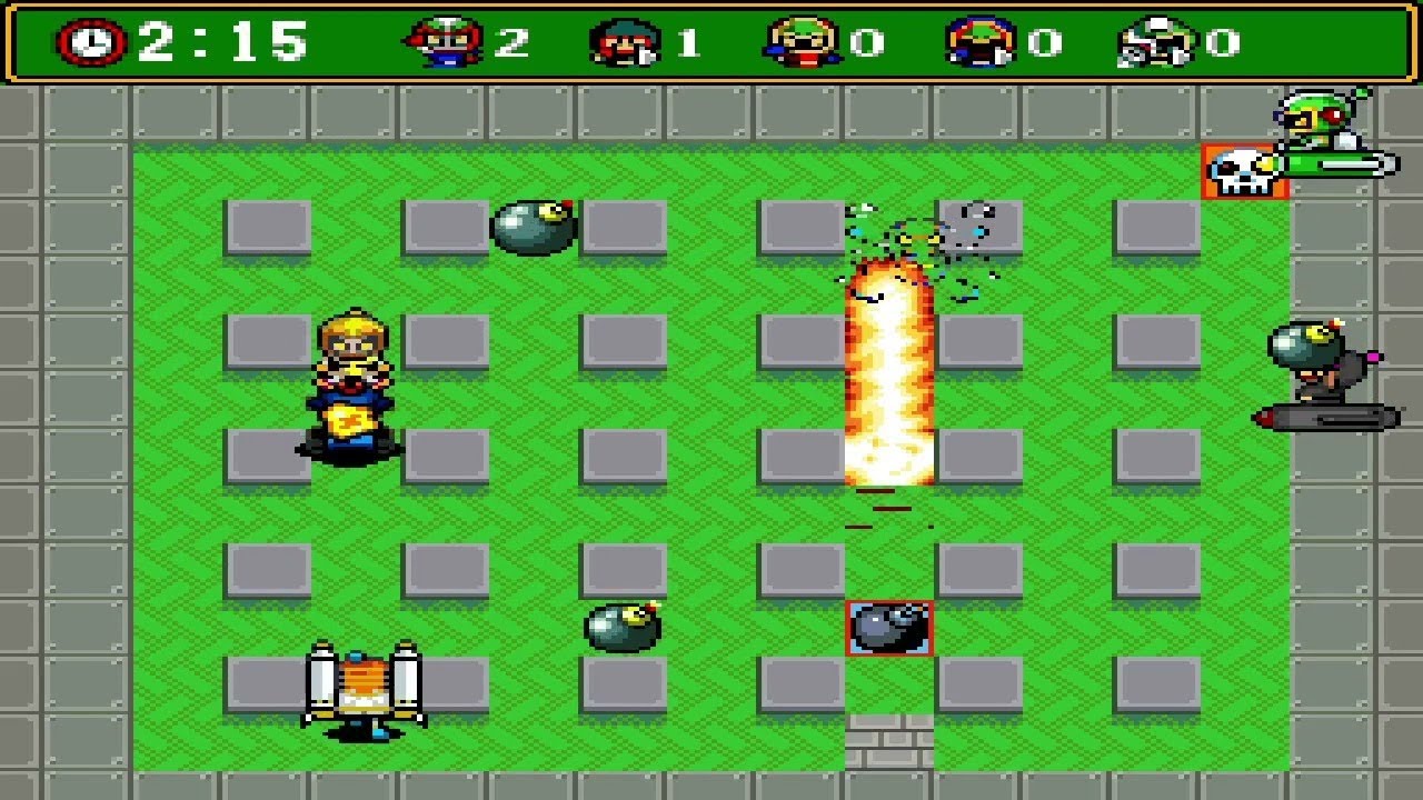 super bomberman 4 battle mode game snes - super nintento reliec epic game