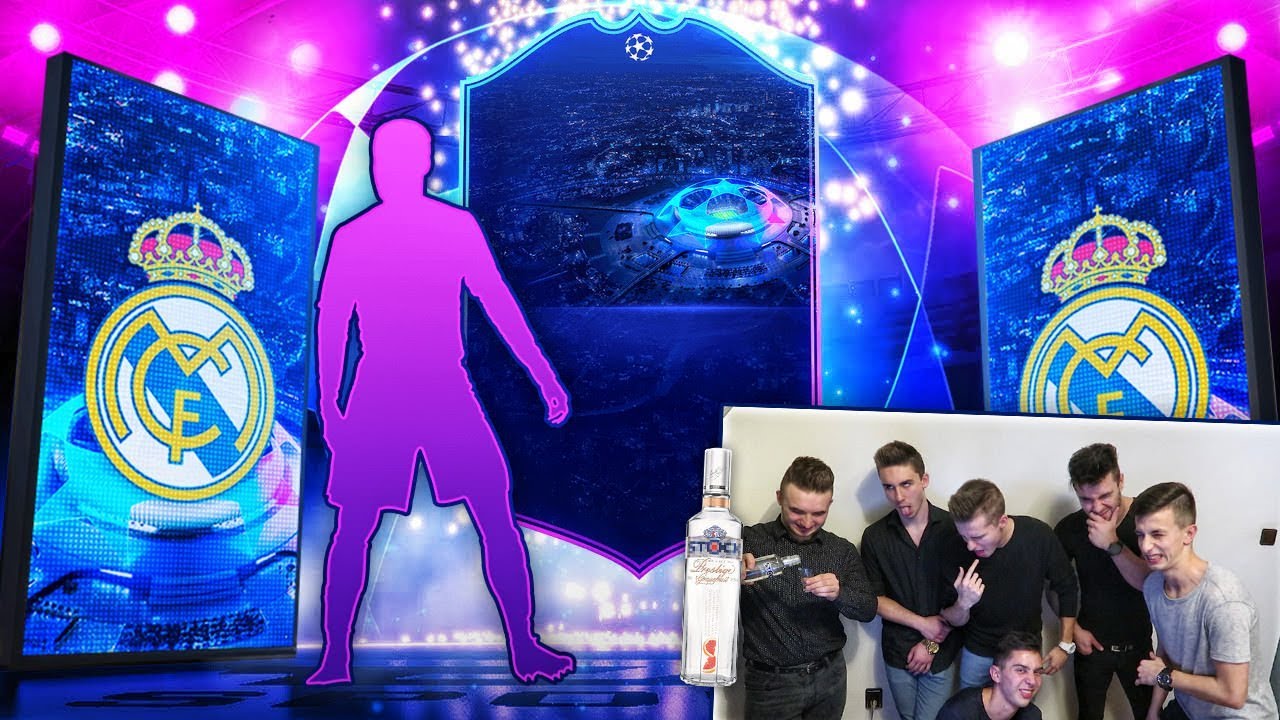 POTĘŻNY UCL WALKOUT! ALKOHOLOWA PACZKOWA RULETKA! | FIFA 19 WOJNA NA PACZKI