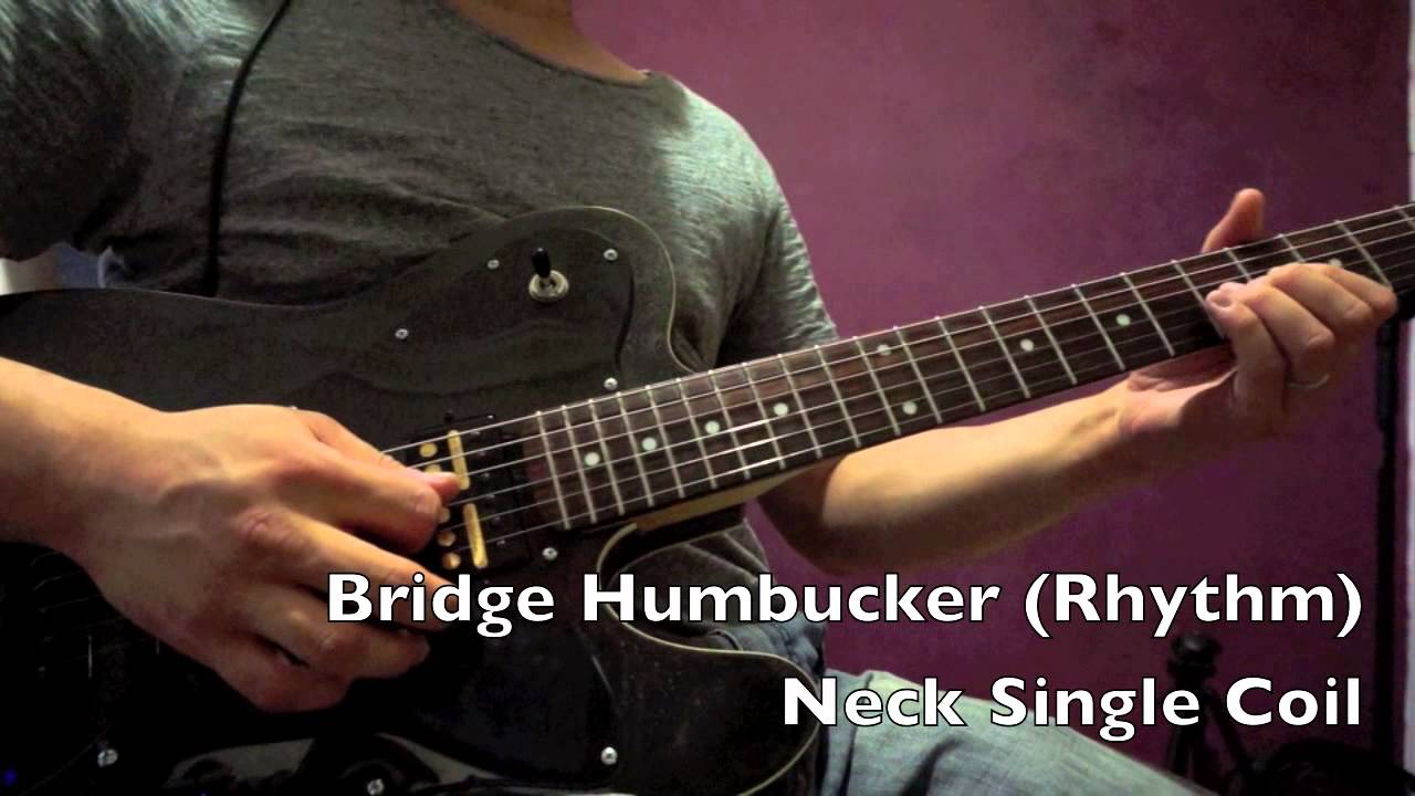 GFS Gold Foil Alnico Single Coil Neck and Humbucker Bridge