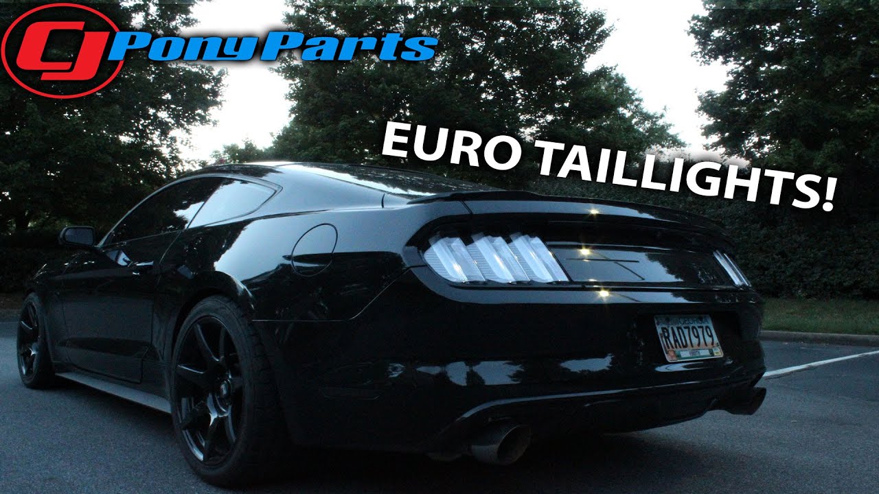 [2016 Mustang 5.0] Installing Euro Style Taillights!!