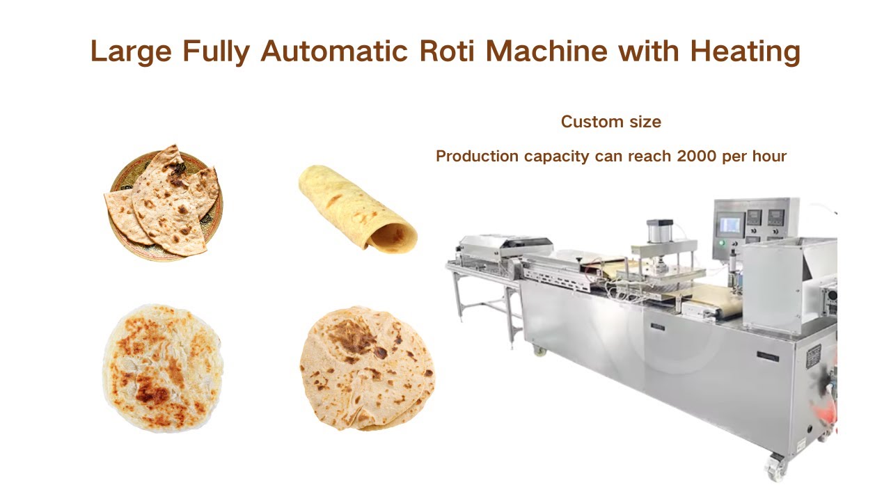 Flatbread Production Line for Roti Paratha Chapati Lavash Pita Flatbread Scallion Pancake