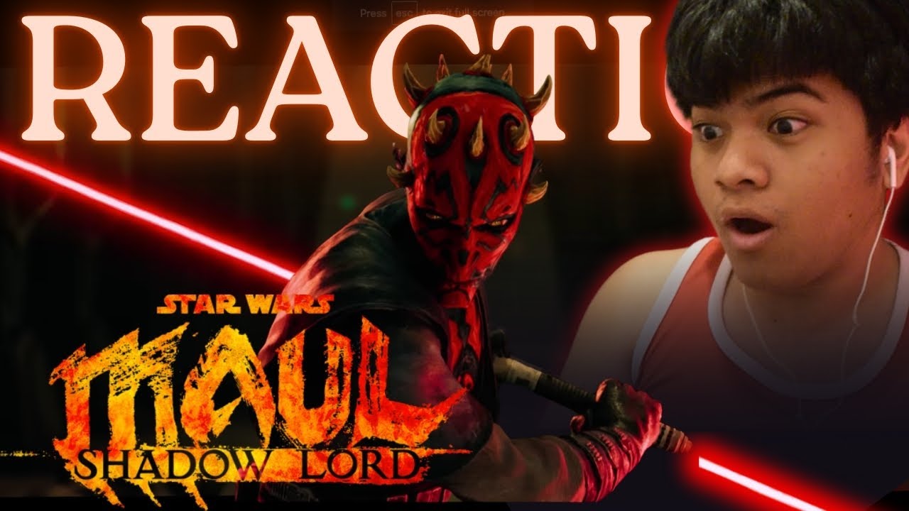 Maul - Shadow Lord | Official Teaser Trailer REACTION!! (FIRST REACTION VIDEO, KINDA NERVOUS)