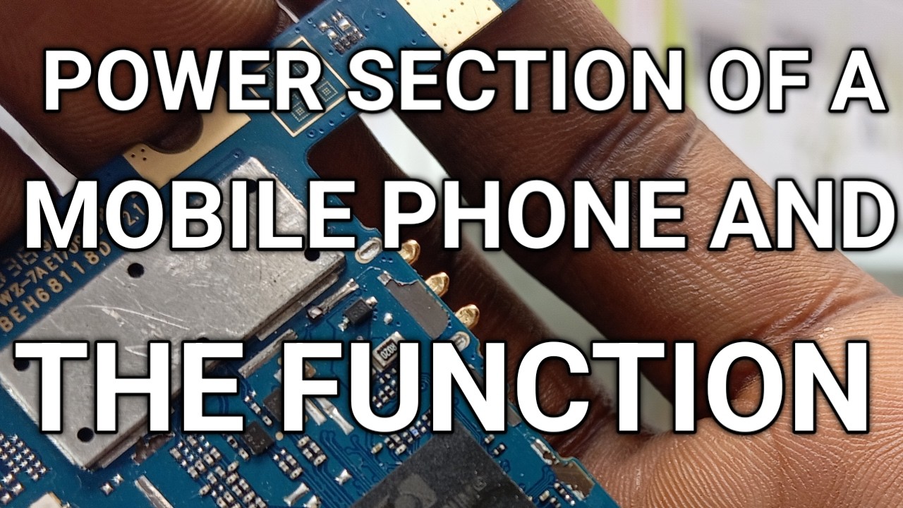 Power ic section in a mobile phone and the function 