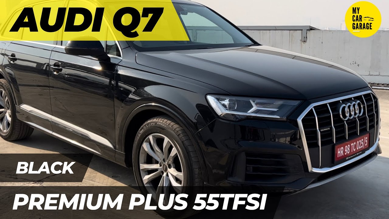 Audi Q7 Premium Plus 2022 | 55 TFSI quattro | Black Colour | Interior & Exterior | Walkaround |