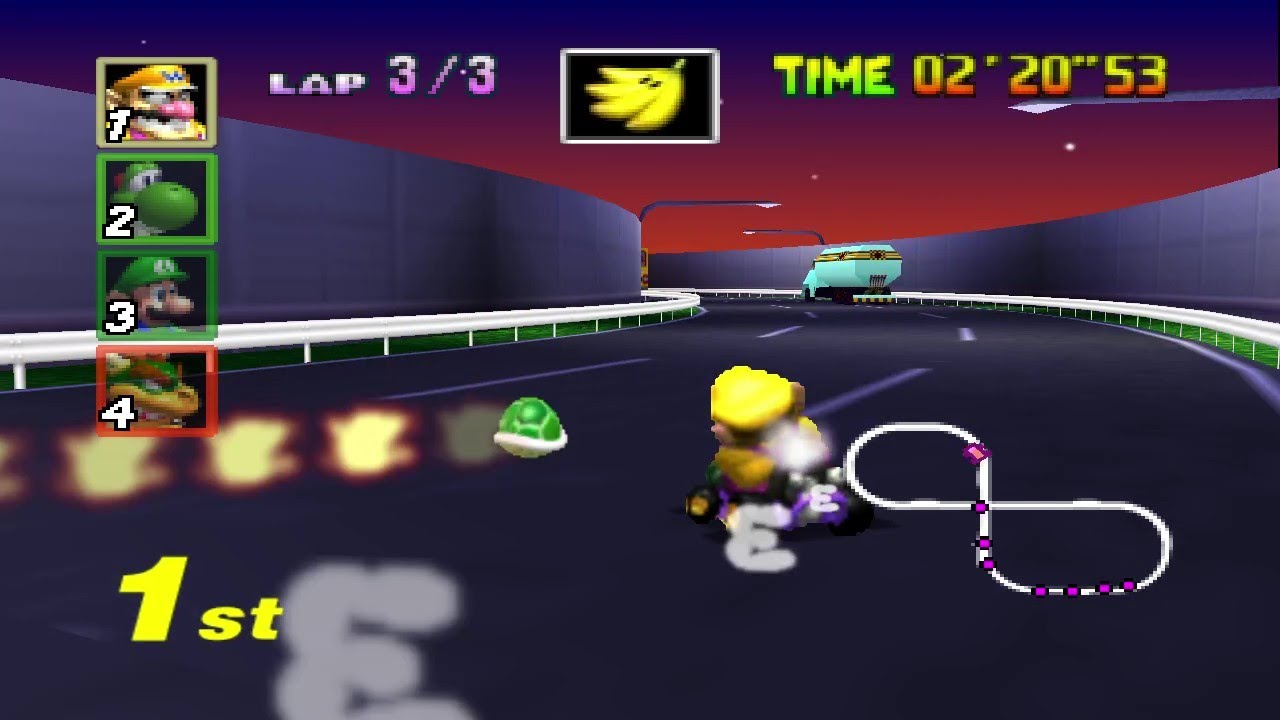 Mario Kart 64 150cc - All 16 tracks Playthrough W/ Wario
