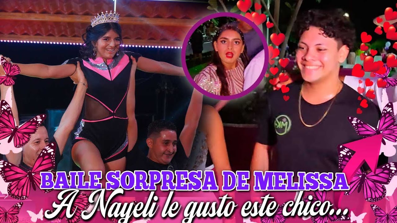 No te pierdas el baile sorpresa de Melissa. Nayeli no pudo disimular que le gusto el bailarín
