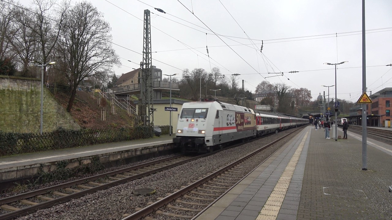 Zugverkehr in Mainz Römisches Theater #2