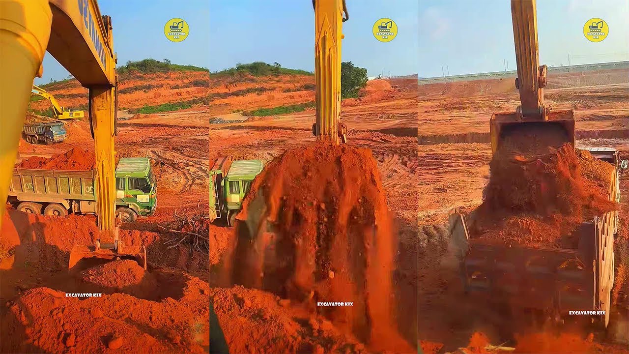 How To Excavators Load Soil Onto Trucks Professionally P1579