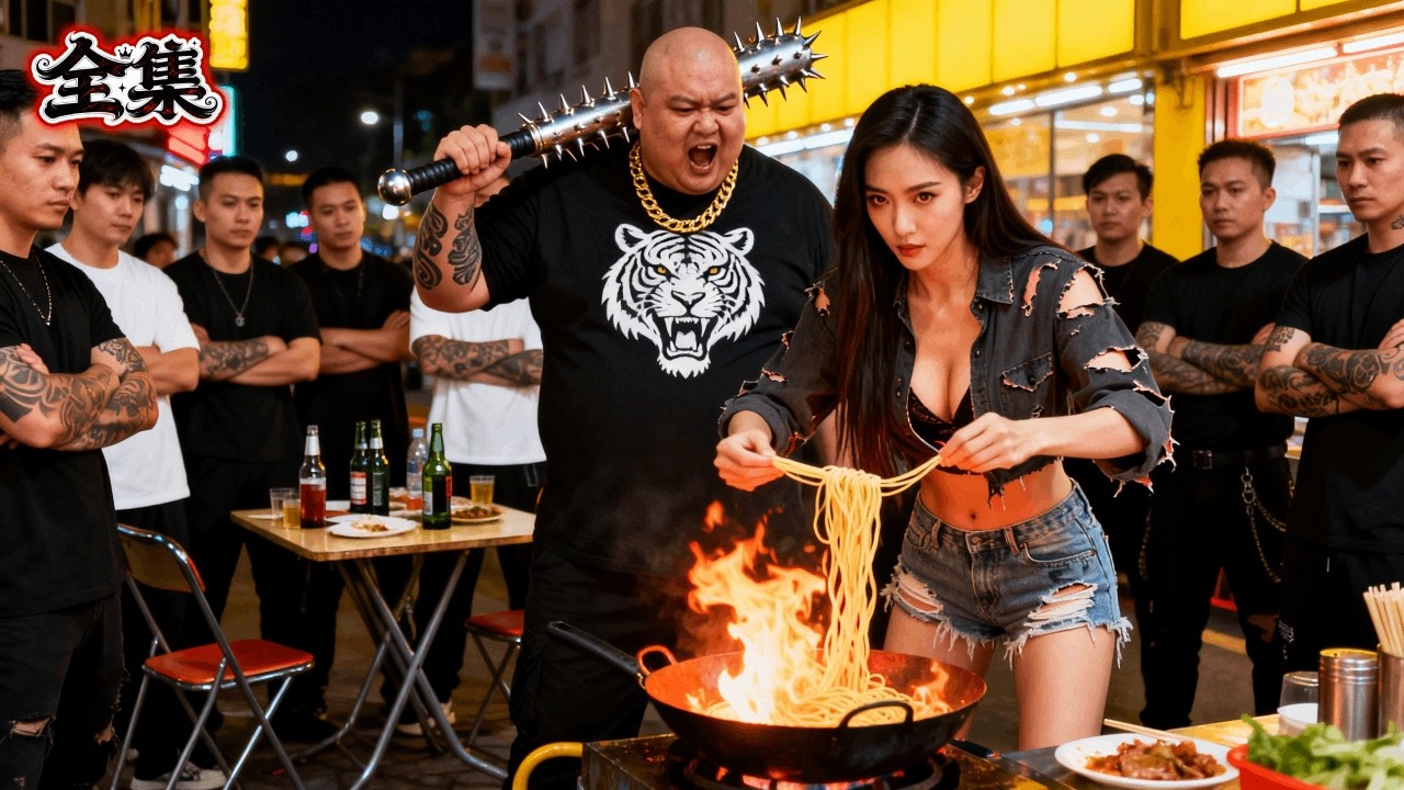 地痞流氓踹翻面攤收天價保護費，所有人都以為賣面女人完了！誰知她一拳打趴100個壯漢！為救子重出江湖，這次不再留情！