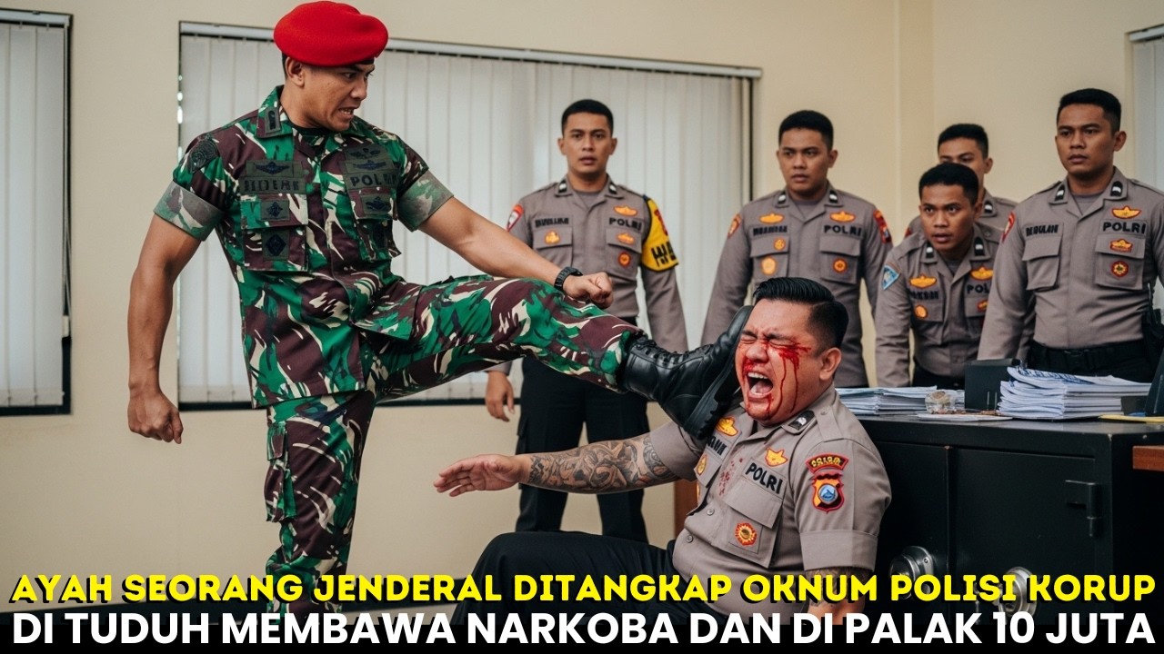 VIRAL‼️AYAH SEORANG JENDERAL DI TANGKAP OKNUM POLISI KORUP DI TUDUH MEMBAWA NARK*BA DI PALAK 10JT‼️