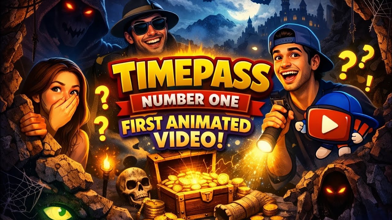 Haunted Boys Hostel Vs Girls Hostal | Animated video | Time Pass NO.1