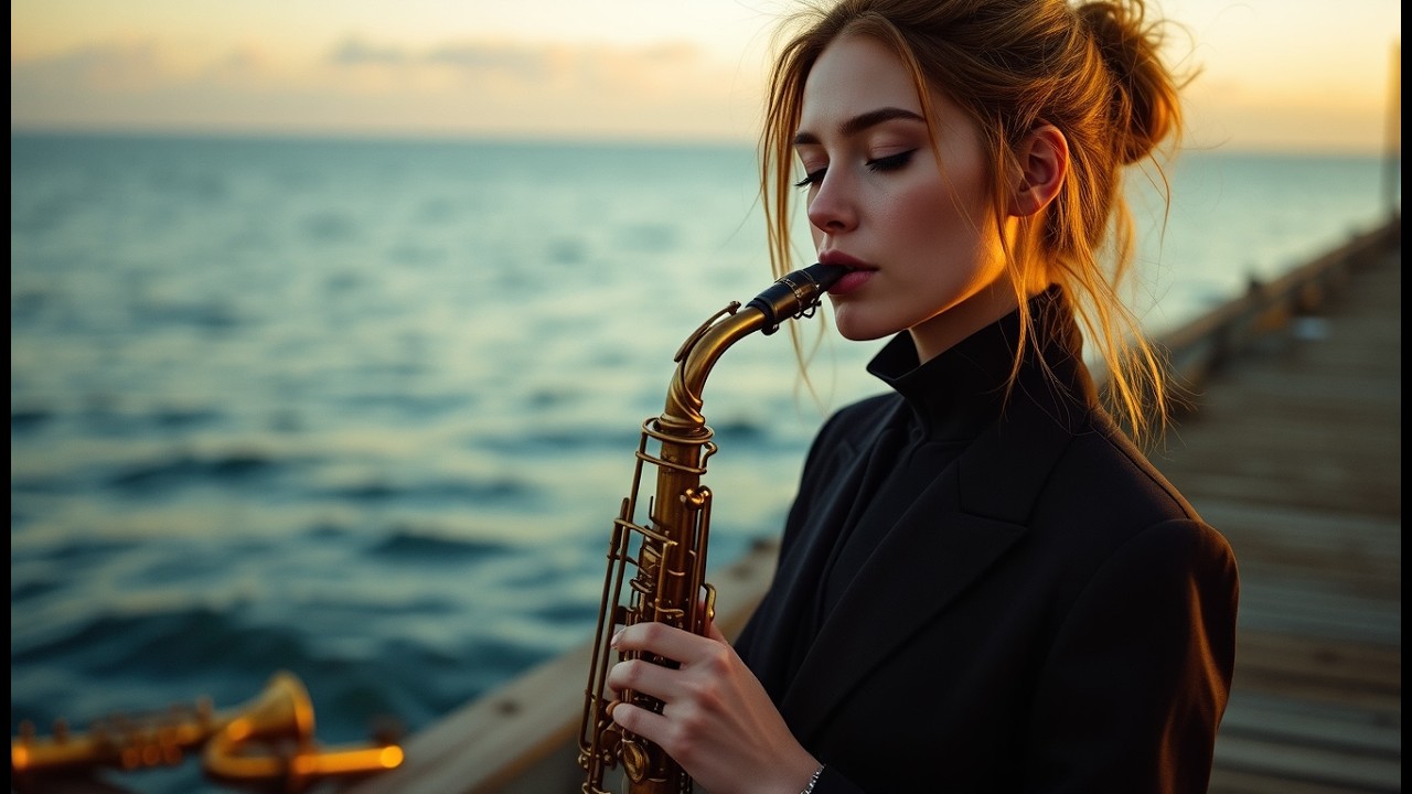 Coastal Jazz Escapes: Gentle Saxophone Melodies for Deep Sleep and Relaxation