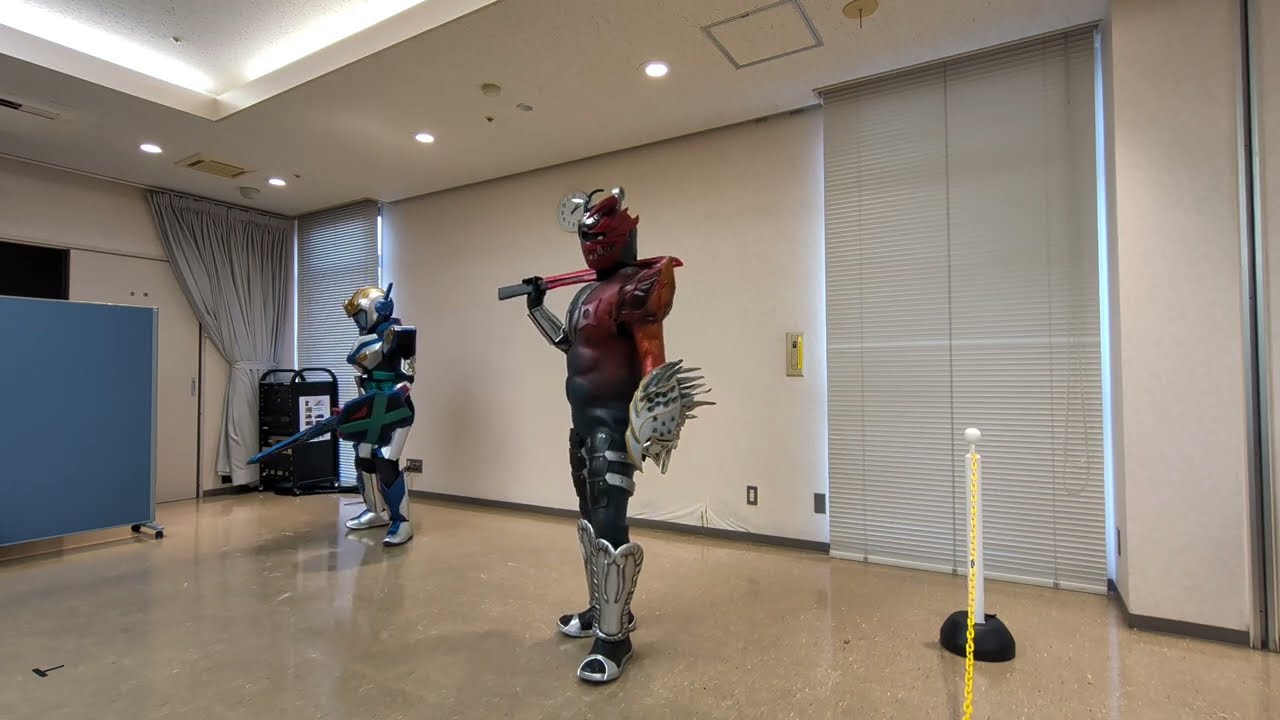 2025.10.13 ハッピーマルシェ　ばってんジャーショー　2回目