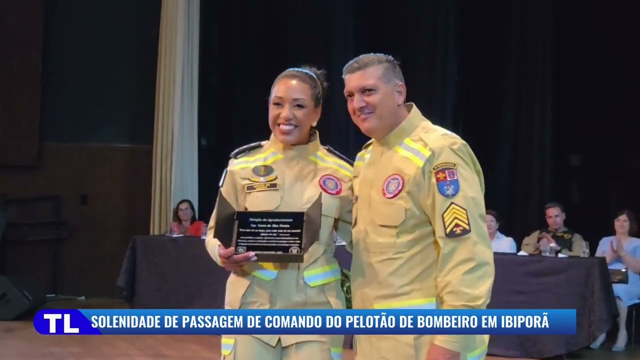 Solenidade de Passagem do Comando do Pelotão do Corpo de Bombeiros de Ibiporã-PR 