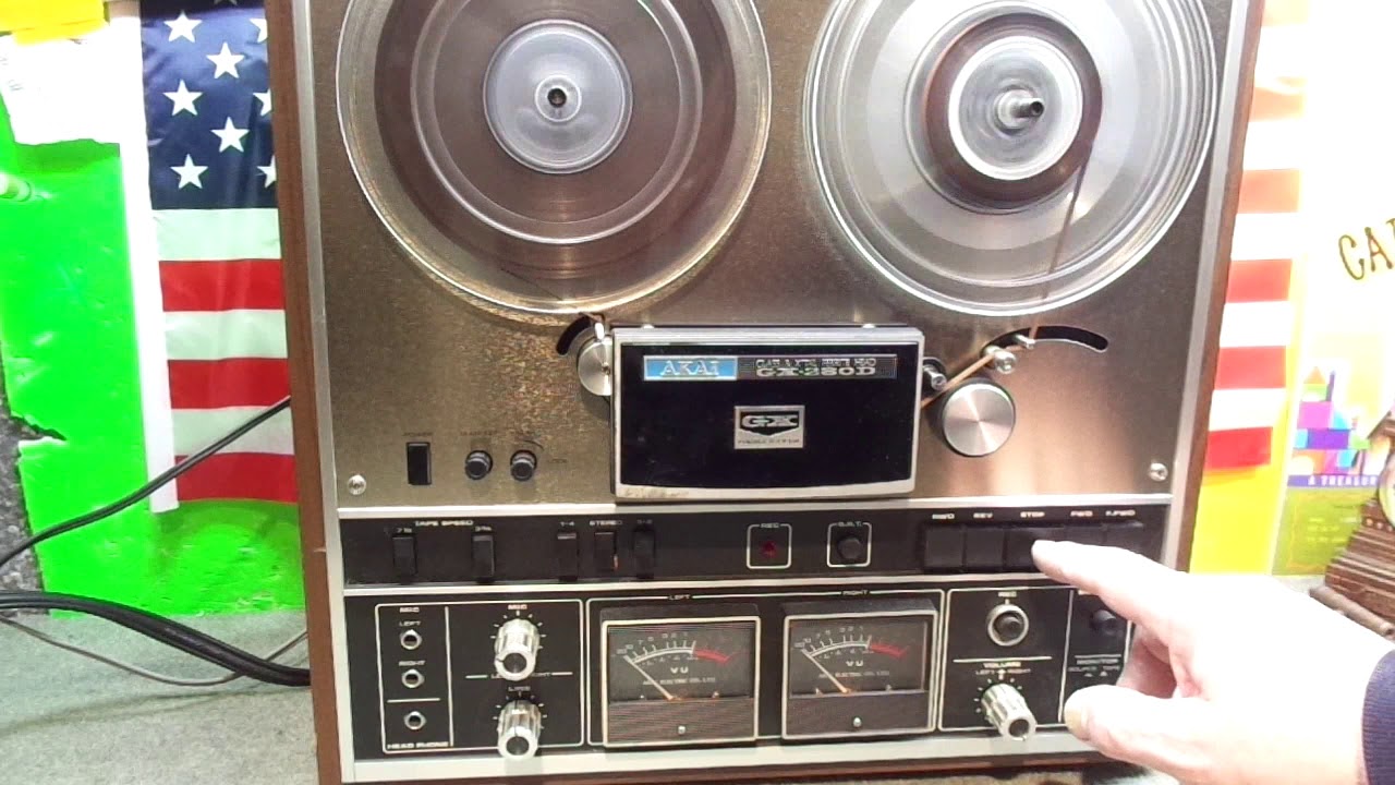 DEMO OF VINTAGE AKAI GX-280D GX FOCUSED FIELD AUTO REVERSE REEL TO REEL TAPE DECK FOR SALE