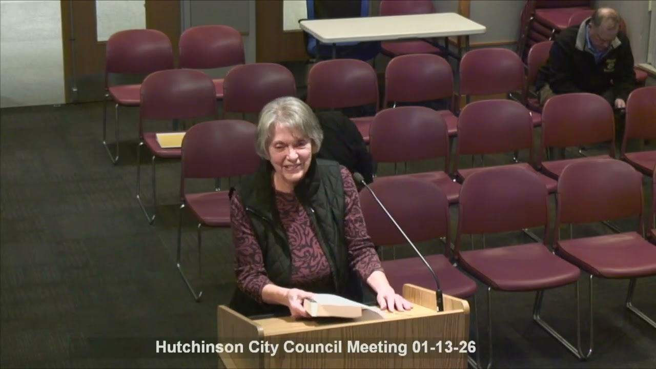 Hutchinson City Council Meeting January 13th, 2026