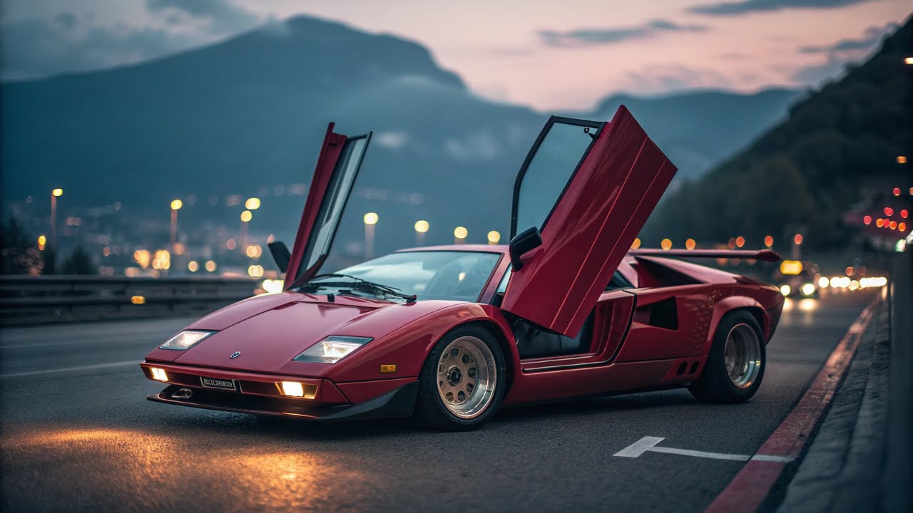 Amazing New V12 Lamborghini Countach Limited Edition Supercar