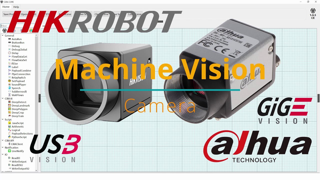 CiRA CORE:  Machine Vision Camera ( HIKROBOT & Dahua )