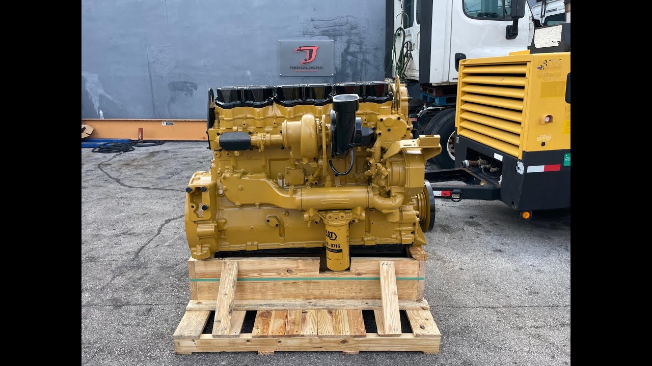 Rebuilt 1999 Caterpillar 3406E 2WS Diesel Engine for sale walk-around being test run Stock#005812