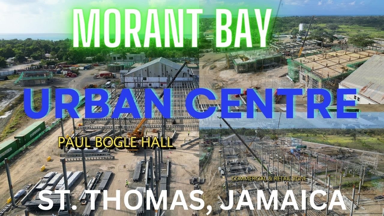 JAMAICA, MORANT BAY URBAN CENTRE DEVELOPMENT, ST. THOMAS JAMAICA. FIRST OF IT'S KIND. Pt. 1