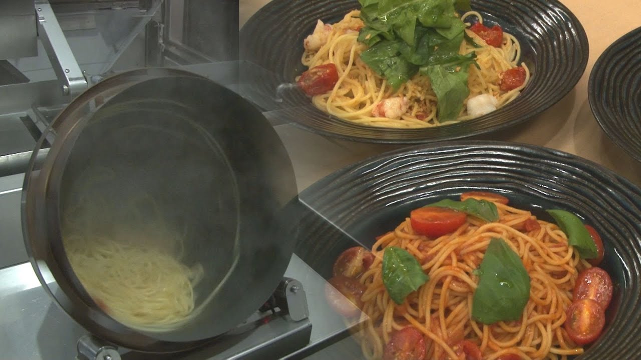 Automatically cooked spaghetti restaurant opens in Tokyo