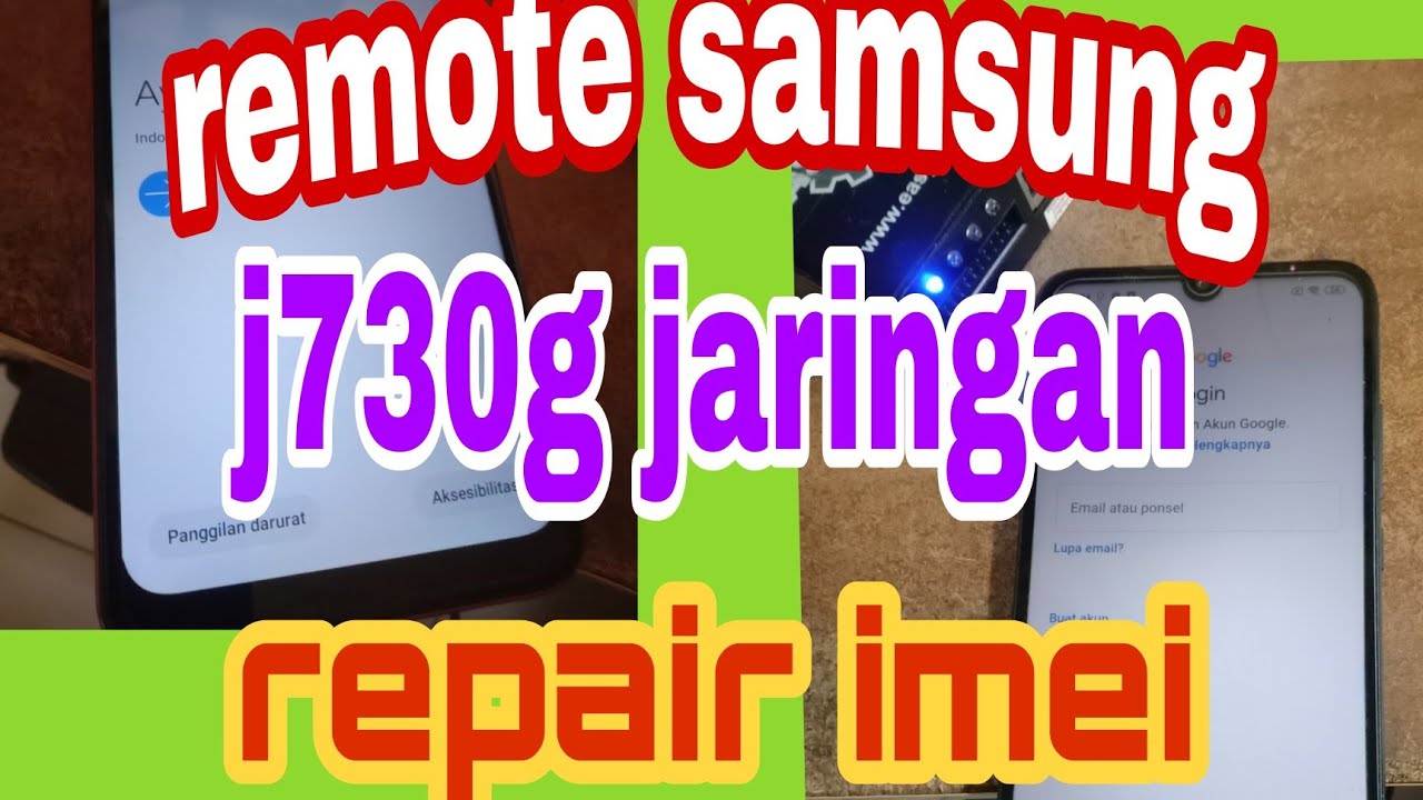 Remote Samsung J7 Pro . J730G unlock jaringan dan repair imei by Z3X