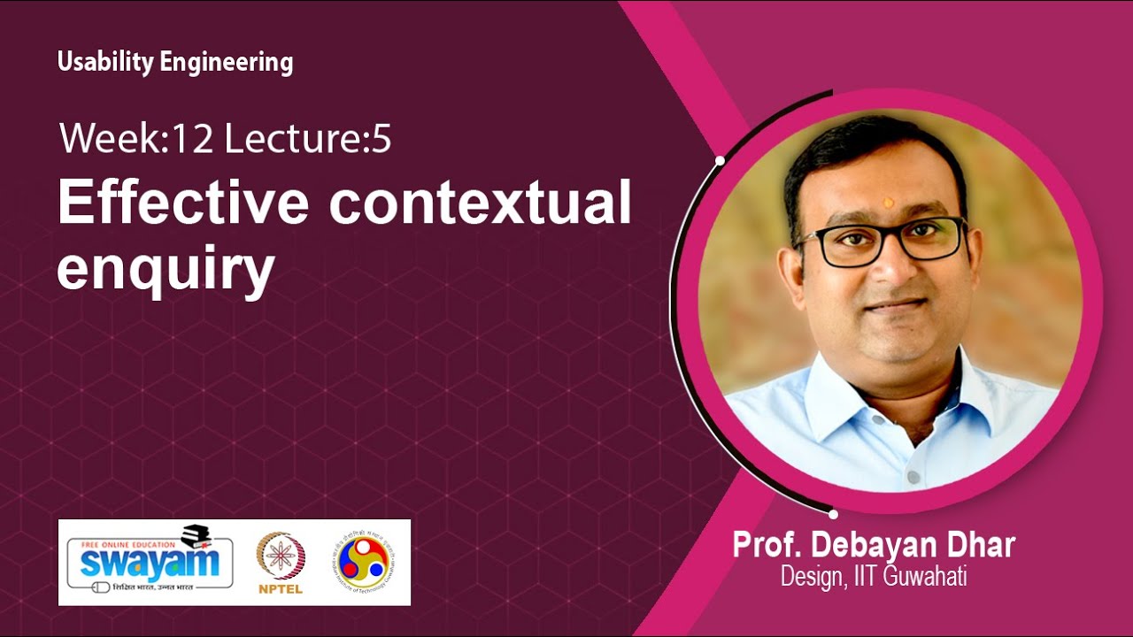 Lec 43: Effective contextual enquiry
