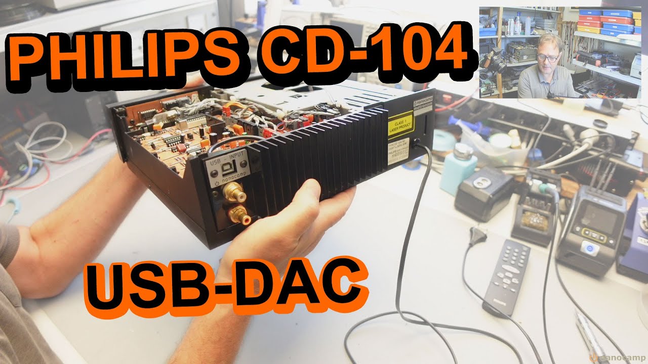 Philips CD104, DAC + streaming, USB-input asynchron #DAC #TDA1540 #USB