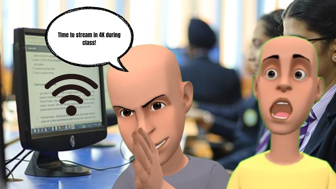 Classic Caillou Hacks The School Wi-Fi/Grounded S1 E14