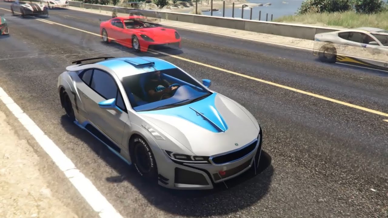 Race Showcase: Niobe (New) vs Itali GTO vs Pariah at Grapeseed Raceway