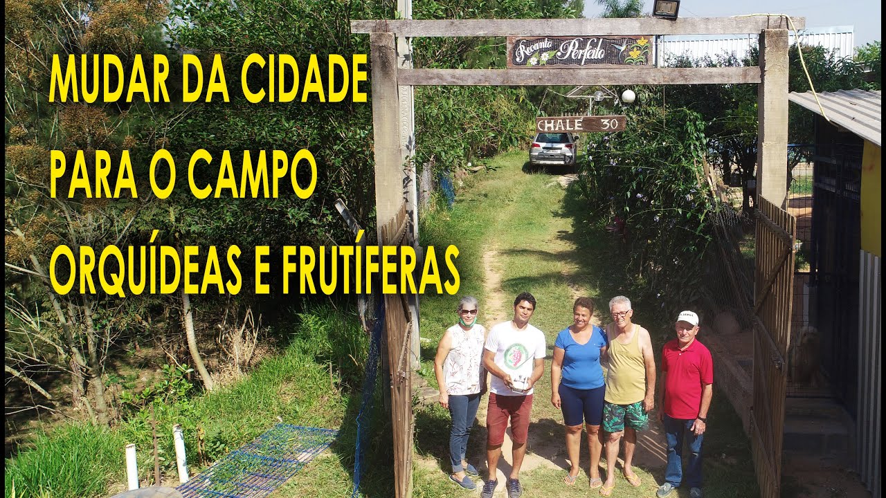 Mudar da Cidade para o Campo veja Experi&ecirc;ncia com Orqu&iacute;deas e Frut&iacute;feras