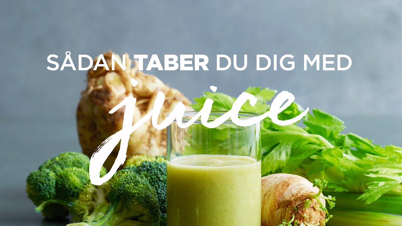 Sådan taber du dig med friskpresset juice