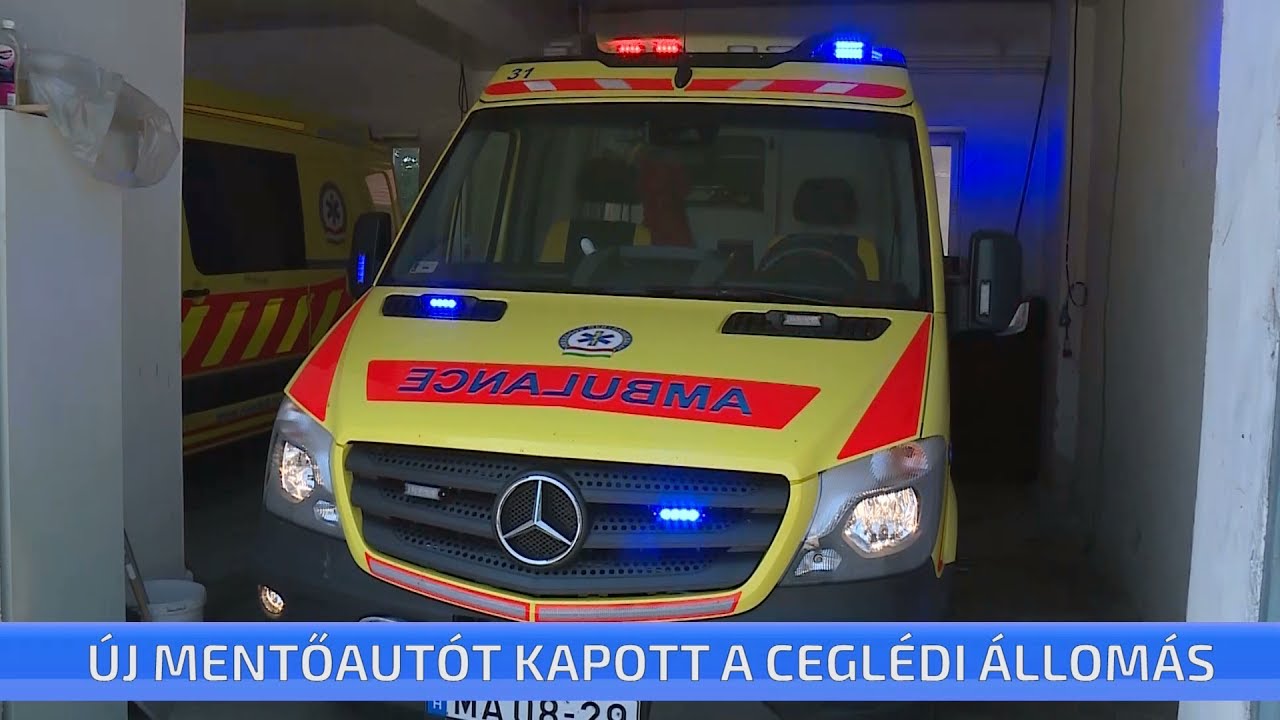 Új mentőautót kapott a ceglédi mentőállomás