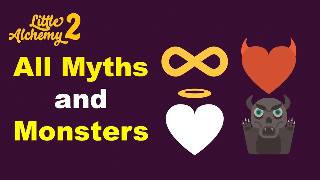 Little Alchemy 2 All Myths and Monsters in one Video 2024!