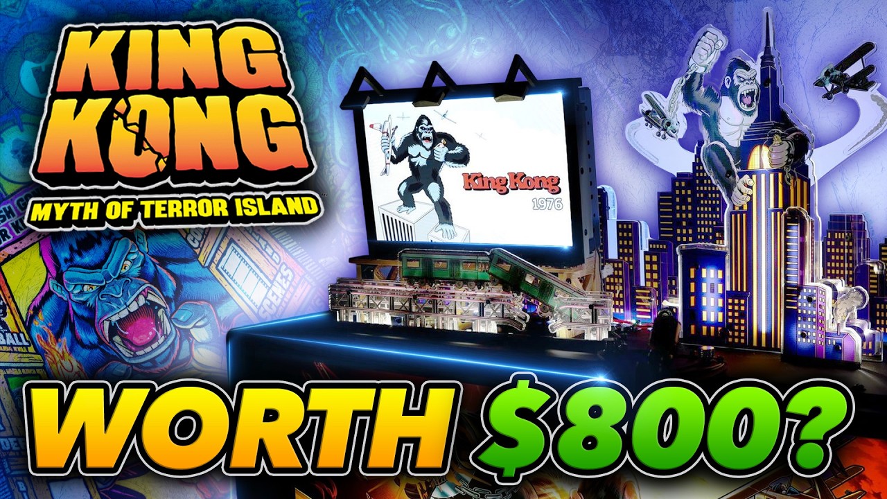 Стоит ли этот King Kong Pinball Topper своих 800 долларов?