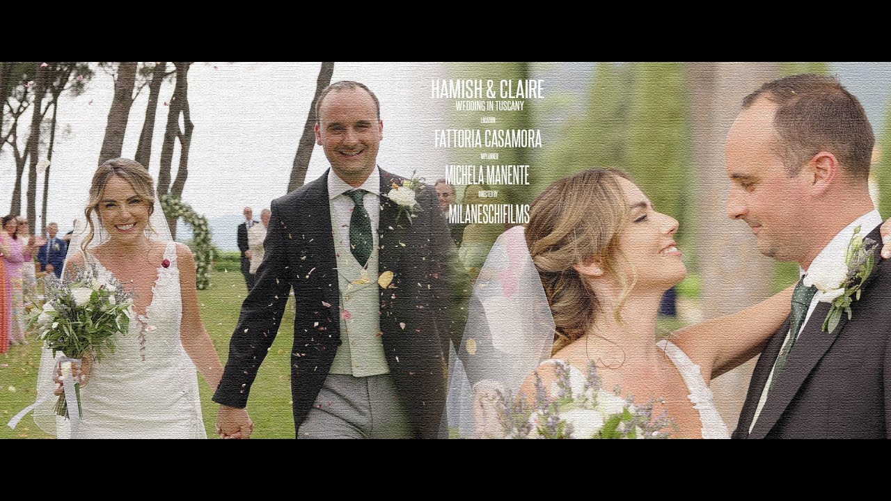 Hamish & Claire | Rustic Chic Wedding at Fattoria Casamora | Romantic Tuscan Elopement