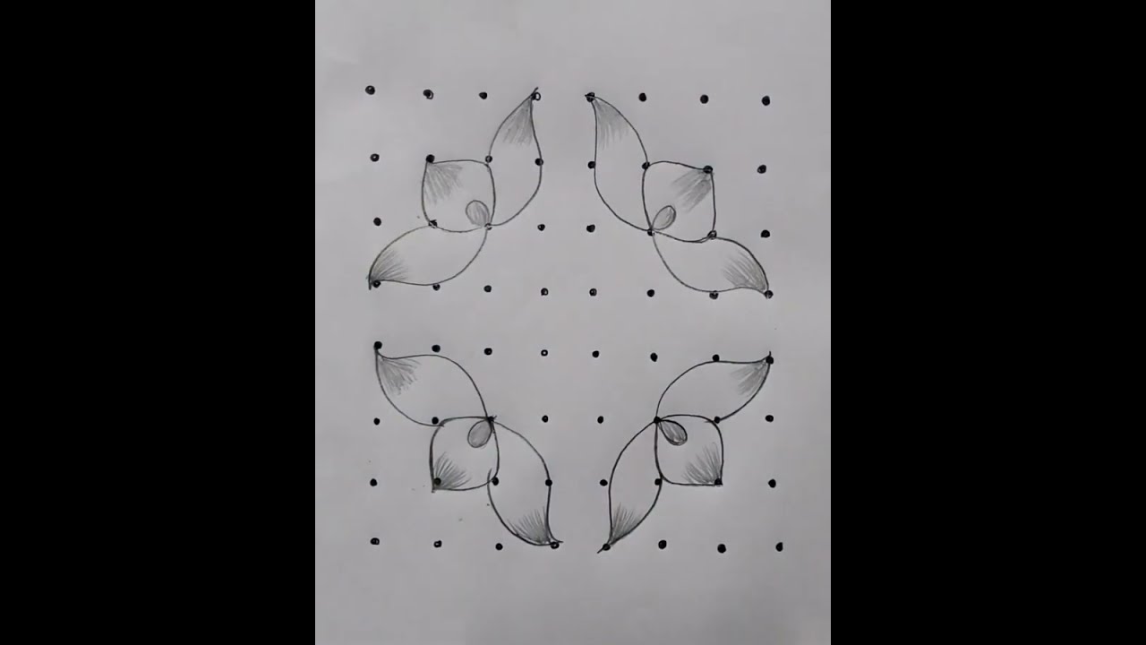 Thai matha rangoli🌺 simple and easy rangoli 🌺birds rangoli 🌺 flower rangoli 🌺 peacock rangoli