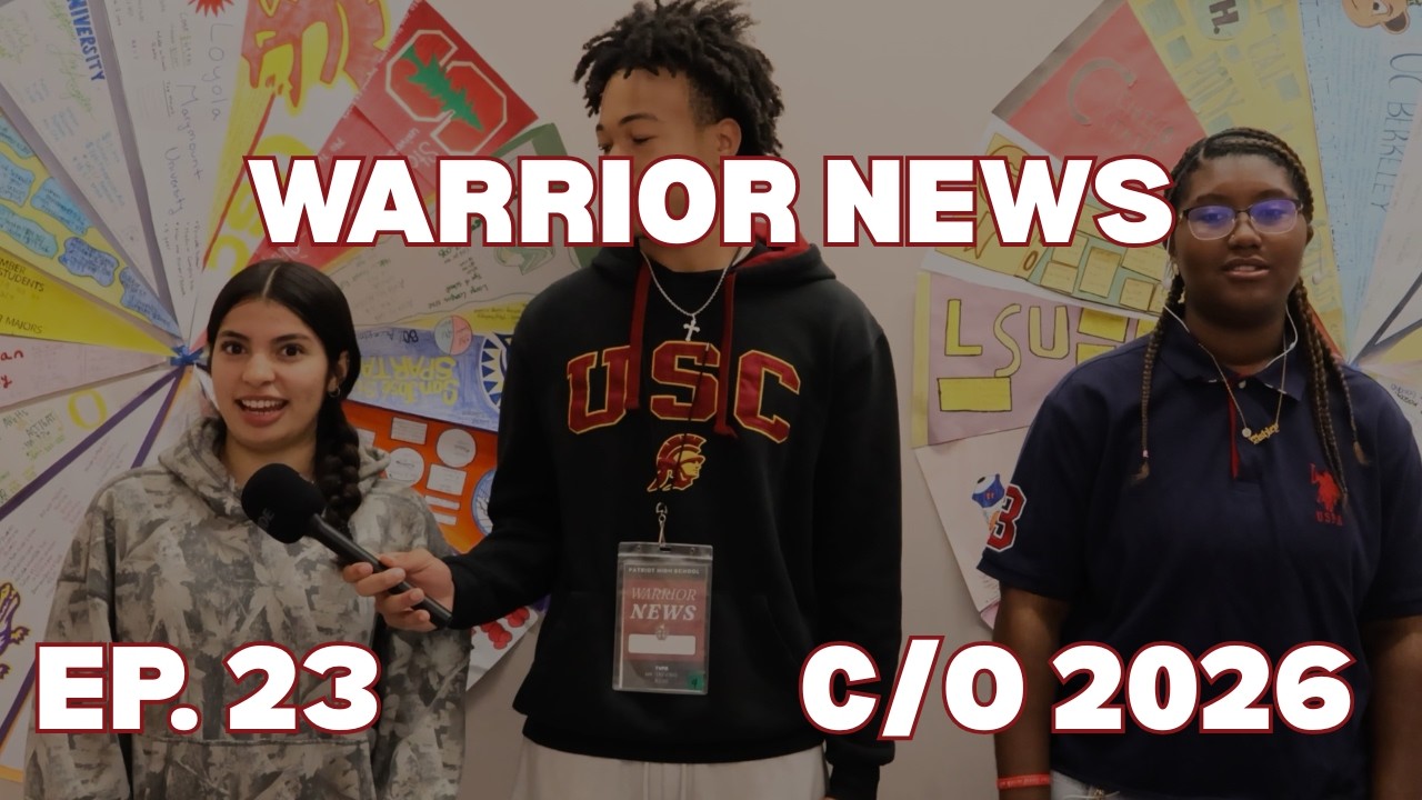 Patriot Warrior News (c/o 2026) - Episode 23