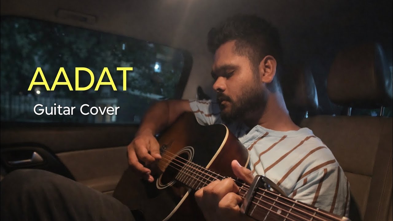 Aadat Guitar Cover 🎸| Atif Aslam | Acoustic Unplugged Version #aadat #atifaslam #coversong #music 