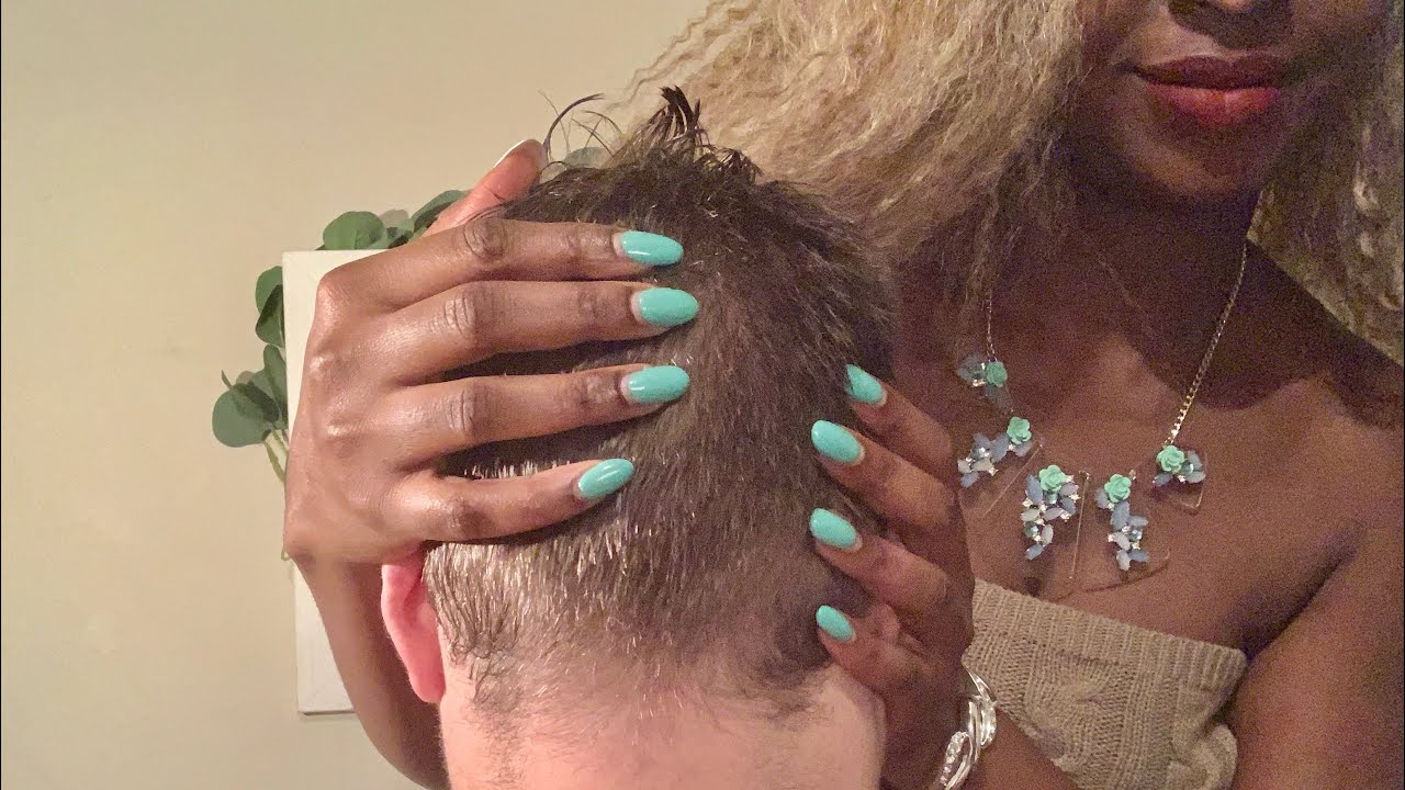 I am still hair for you 🌹: Satisfying Aloe vera Hair Massage/ Scratch ASMR