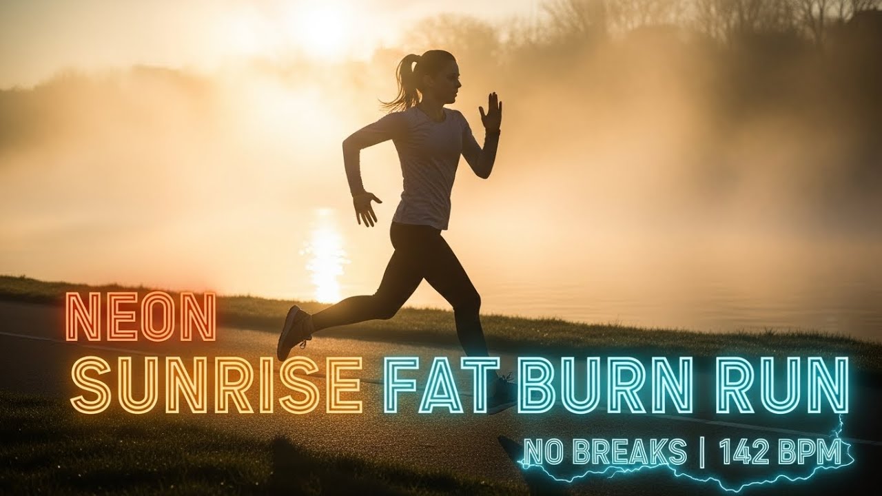 Sunrise Fat Burn Run 🔥 Cardio Running Workout Music  Driving Techno 142 BPM