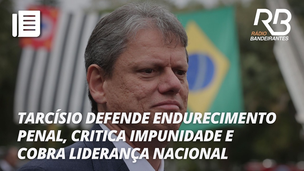 Entrevista com Tarcísio de Freitas, governador de São Paulo | Jornal Gente