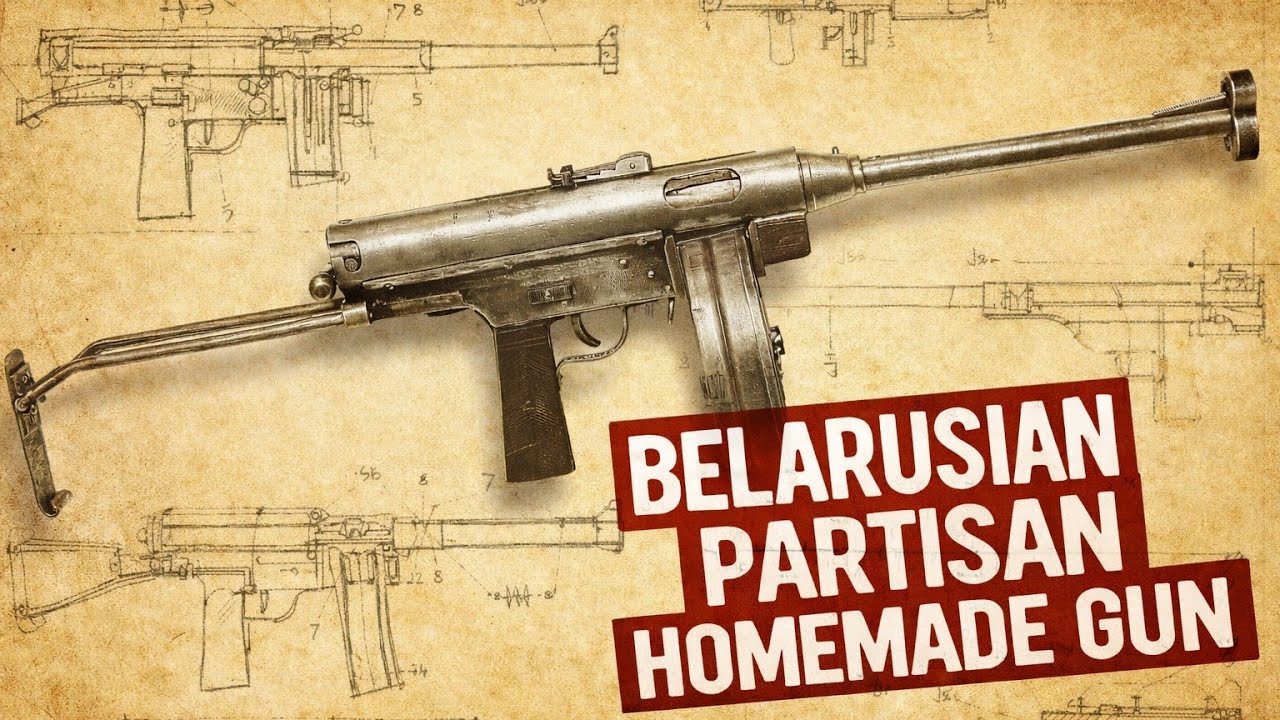 A Partisan Submachine Gun Built from Scrap Metal