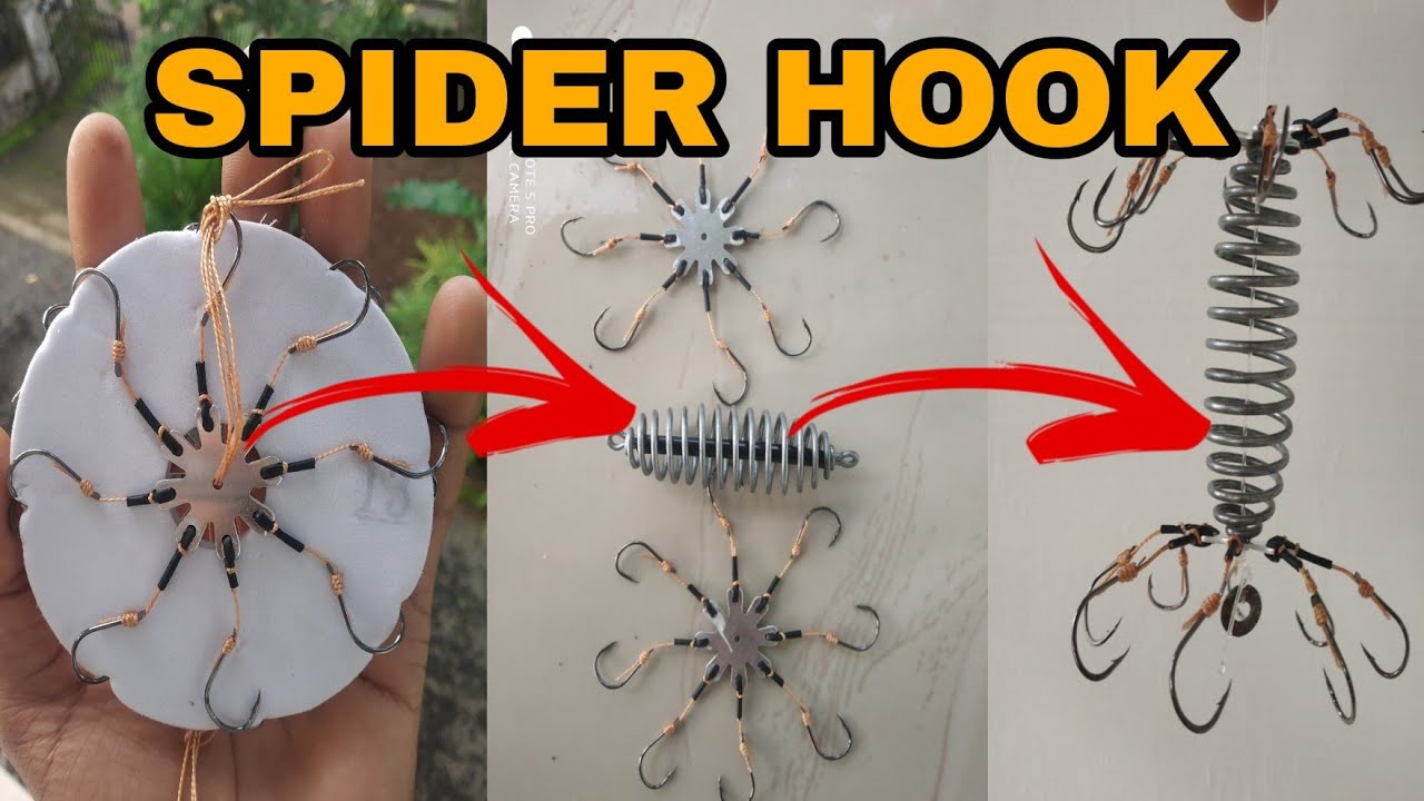 SPIDER HOOK... #spiderhook#howtosetspiderhook