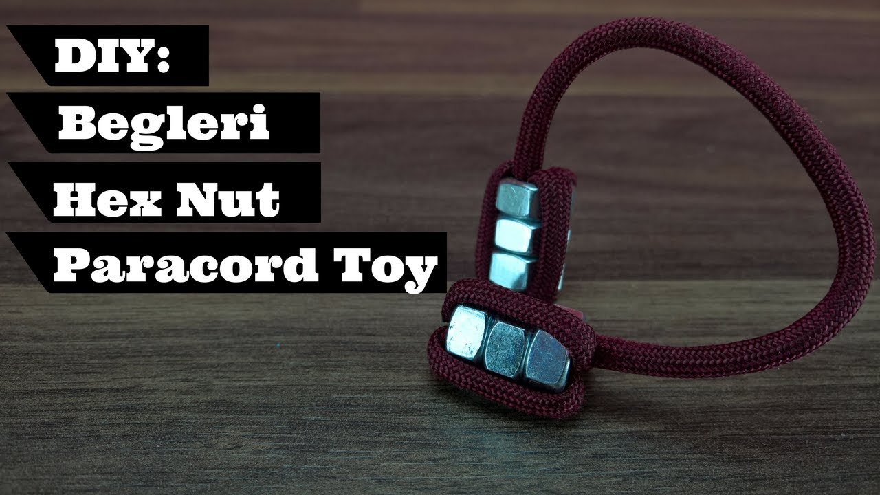 How to Make a Begleri With Hex Nuts DIY | DIY Fidget Toy Begleri