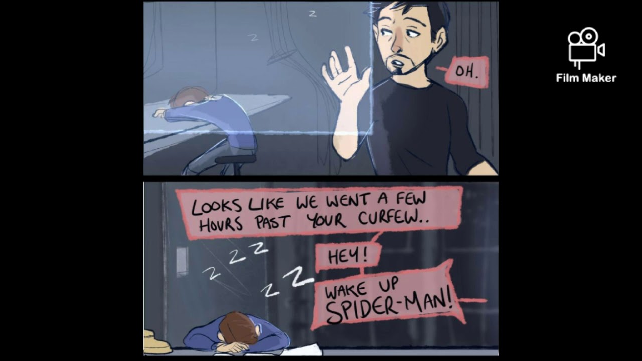 peter calls tony dad comic dub