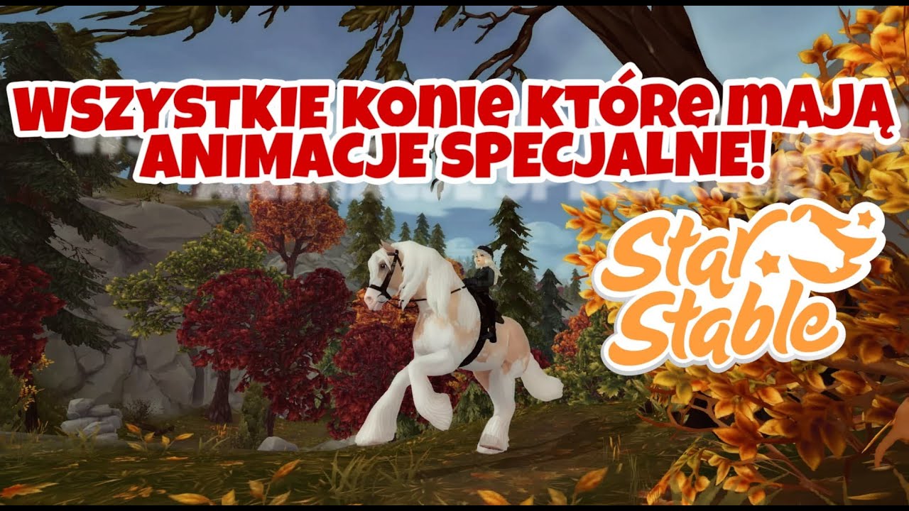 Wszystkie konie ze SPECJALNYMI animacjami 🐴💫