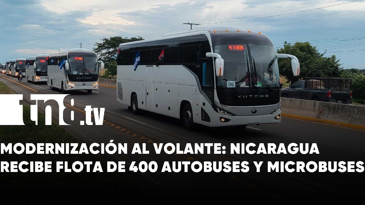 ¡Ya llegaron! 400 nuevos autobuses chinos para transformar el transporte en Nicaragua