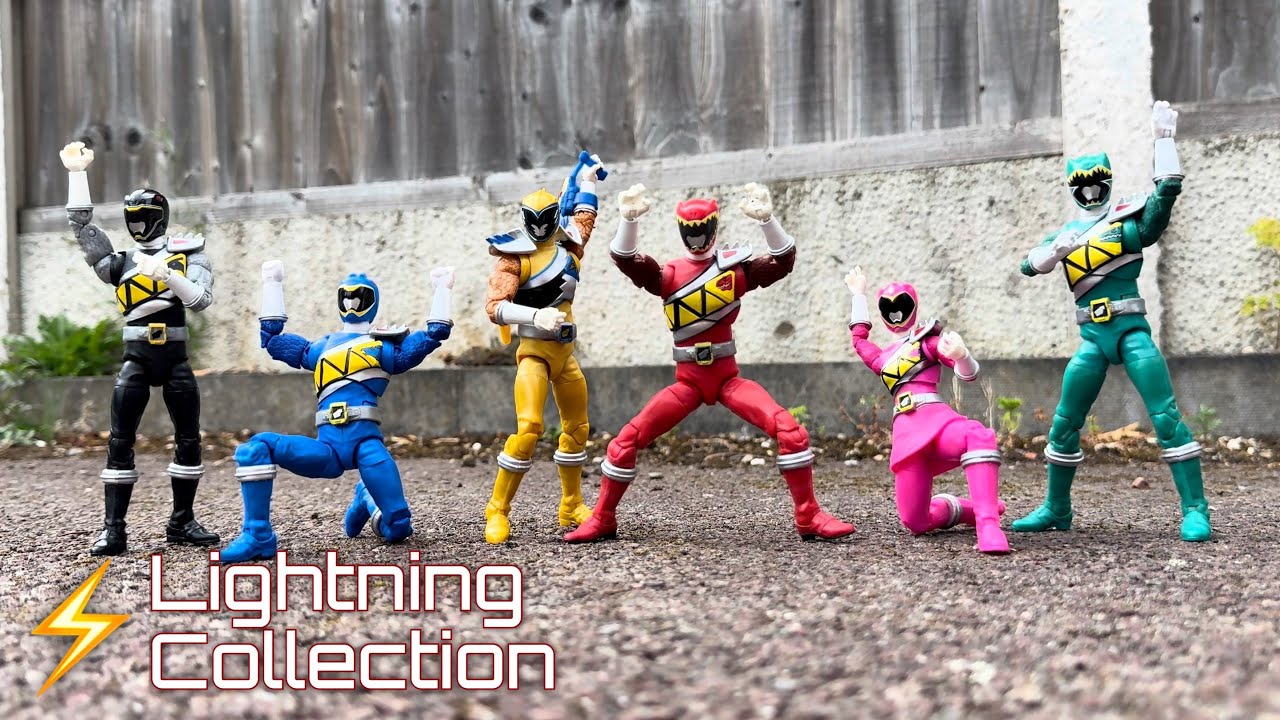 5 things about Power Rangers Dino Charge Lightning Collection: Full Team of Action Figures Review